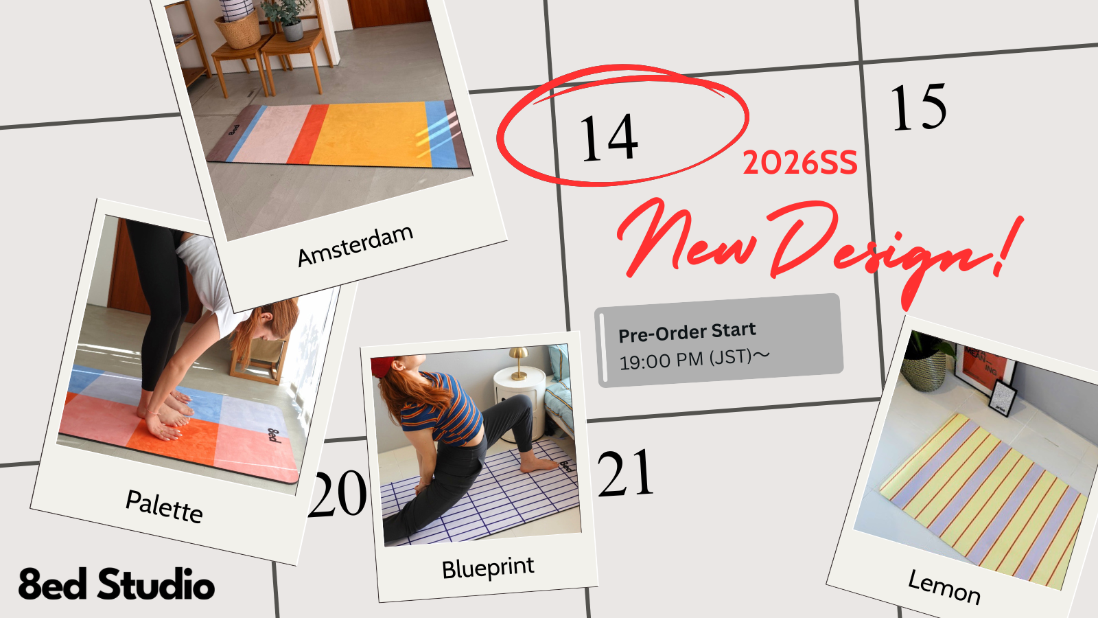 【2026SS 新作4種】4月14日より予約販売スタート🎊