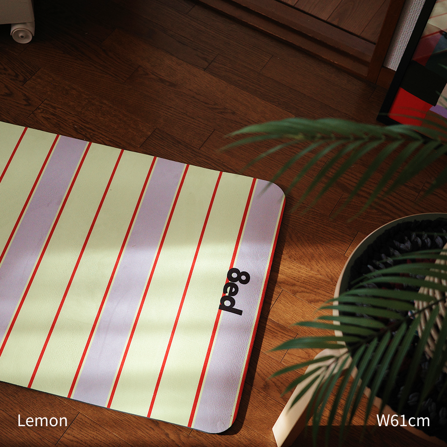 8ed Studio Lemon ストレッチ・ヨガマット|観葉植物・インテリアに馴染むデザイン