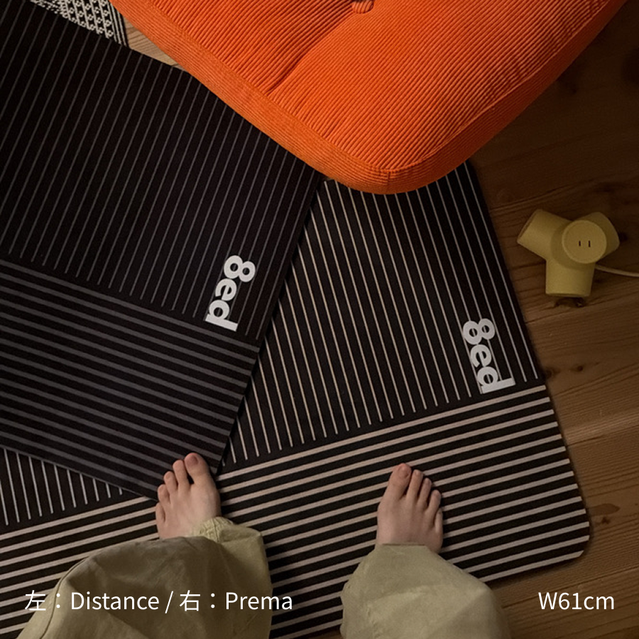 8ed StudioのCanvas Stretch Mat|インテリアになじむデザイン性と快適な使い心地を兼ね備えたストレッチ・ヨガマット