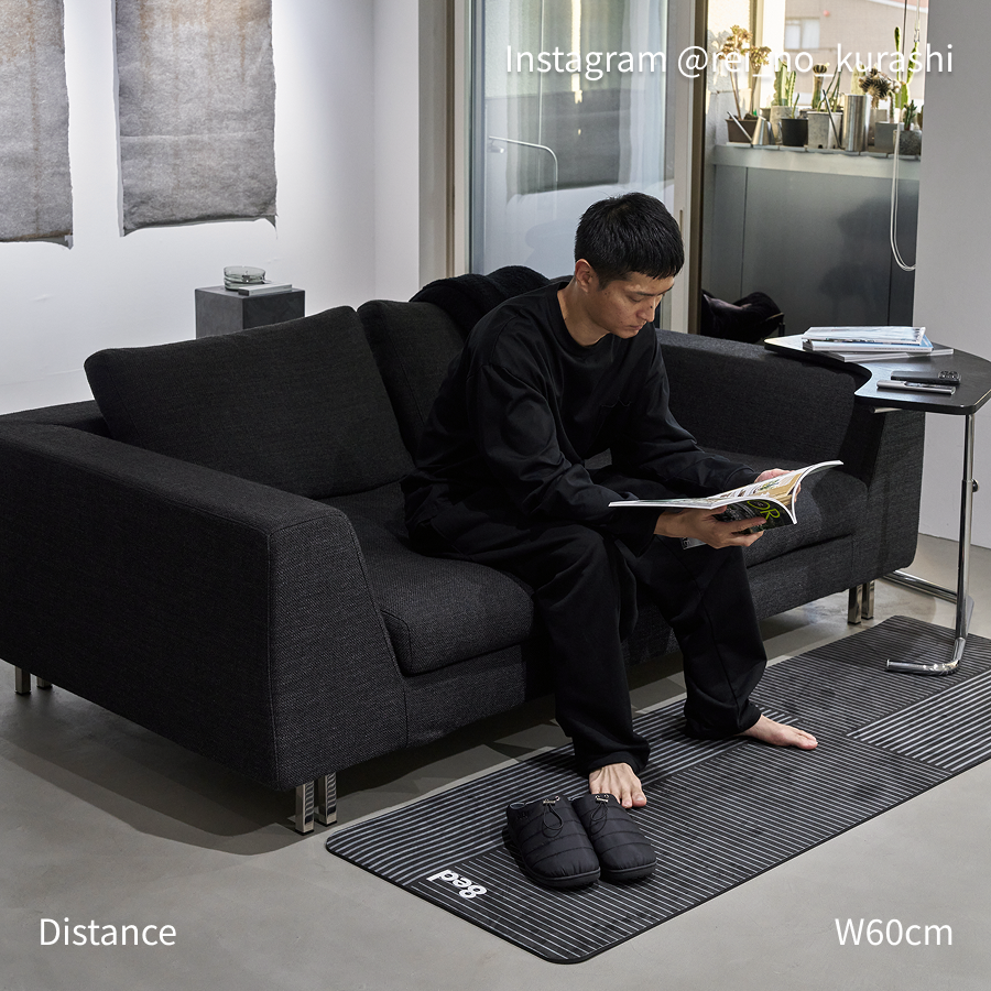 8ed Studio Distance Canvas Stretch Mat|リビングに敷きっぱなし・インテリアに馴染むヨガマット