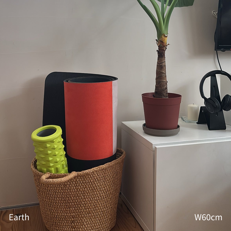8ed Studio Earth Canvas Stretch Mat|くるくる巻いてコンパクト収納・ストレッチ・ヨガ・筋トレ