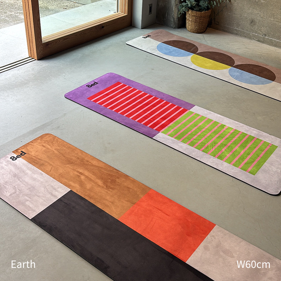 8ed Studio Earth Canvas Stretch Mat|スエード8mm・ストレッチ・ヨガマット