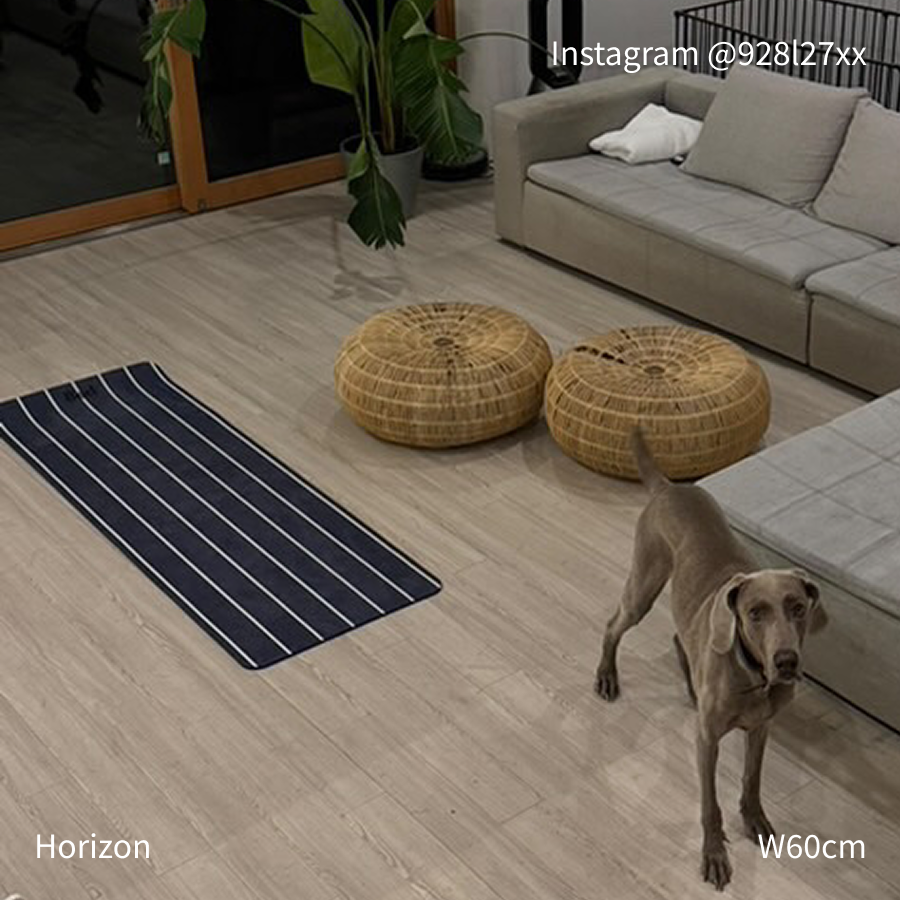 8ed Studio Horizon Canvas Stretch Mat|ペットと一緒に使えるヨガマット・引っ掻きに強いスエード生地