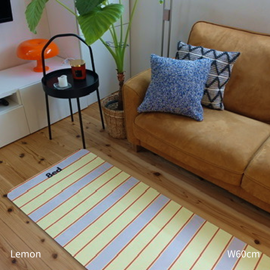 8ed Studio Lemon Canvas Stretch Mat ストレッチ・ヨガマット|リビングに敷きっぱなし・インテリアに馴染むデザイン