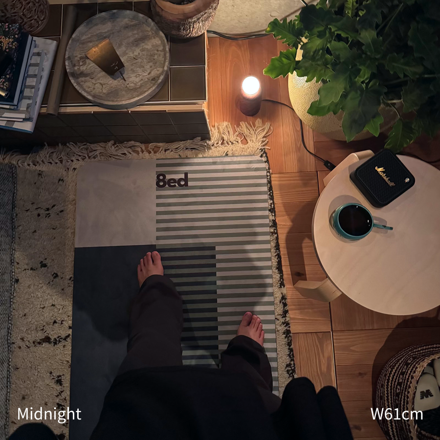 8ed StudioのCanvas Stretch Mat|インテリアになじむデザイン性と快適な使い心地を兼ね備えたストレッチ・ヨガマット