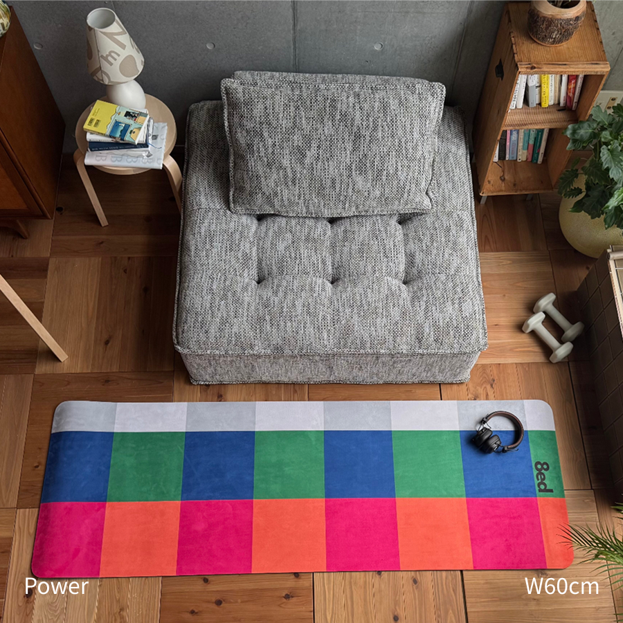 8ed Studio Power Canvas Stretch Mat|リビングに敷きっぱなし・インテリアに馴染むヨガマット