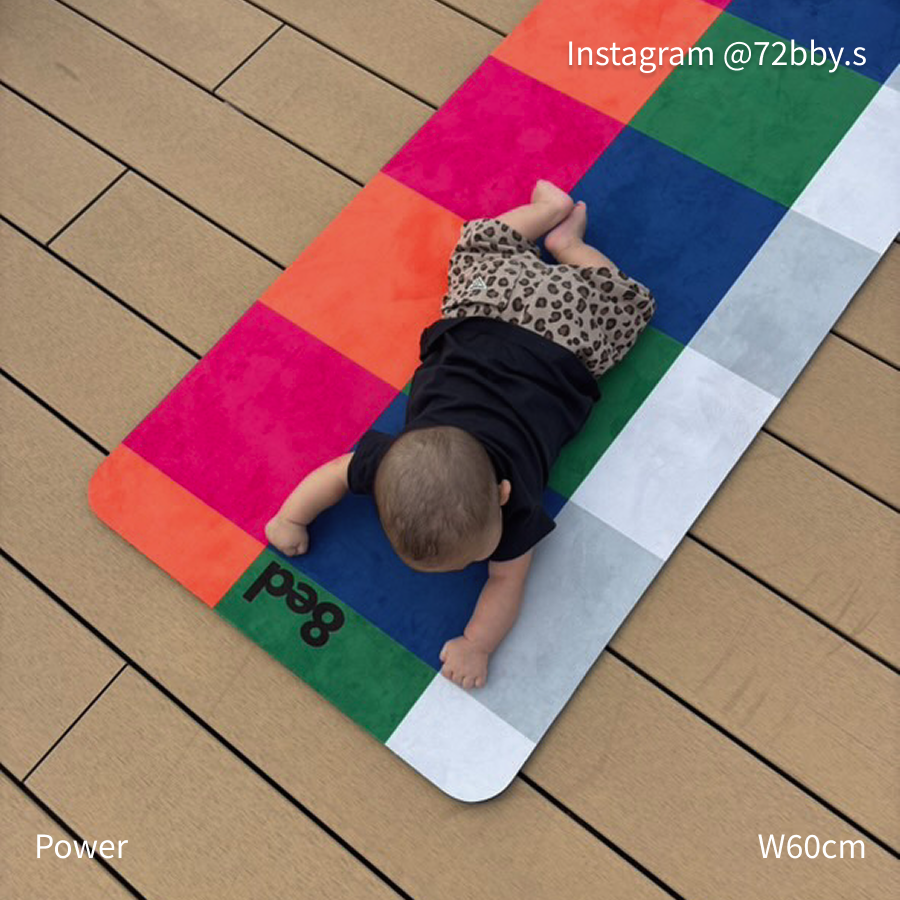 8ed Studio Power Canvas Stretch Mat|子どもと一緒に使えるヨガマット・安全なスエード生地