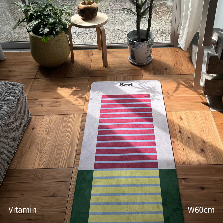 8ed Studio Vitamin Canvas Stretch Mat|リビングに敷きっぱなし・インテリアに馴染むヨガマット