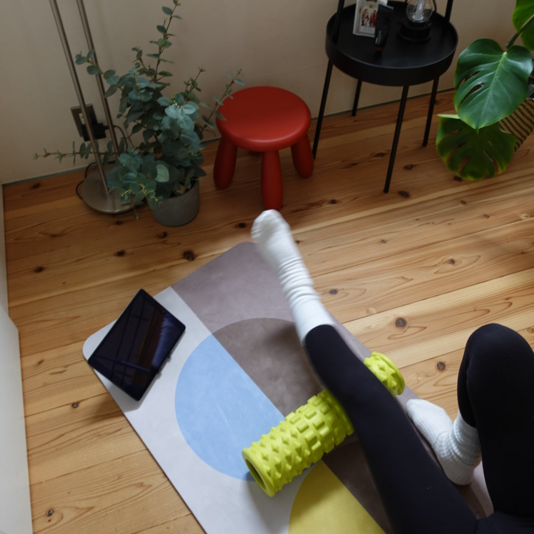 8ed StudioのCanvas Stretch Mat|インテリアになじむデザイン性と快適な使い心地を兼ね備えたストレッチ・ヨガマット