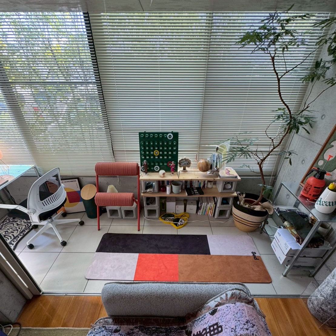 8ed StudioのCanvas Stretch Mat|インテリアになじむデザイン性と快適な使い心地を兼ね備えたストレッチ・ヨガマット