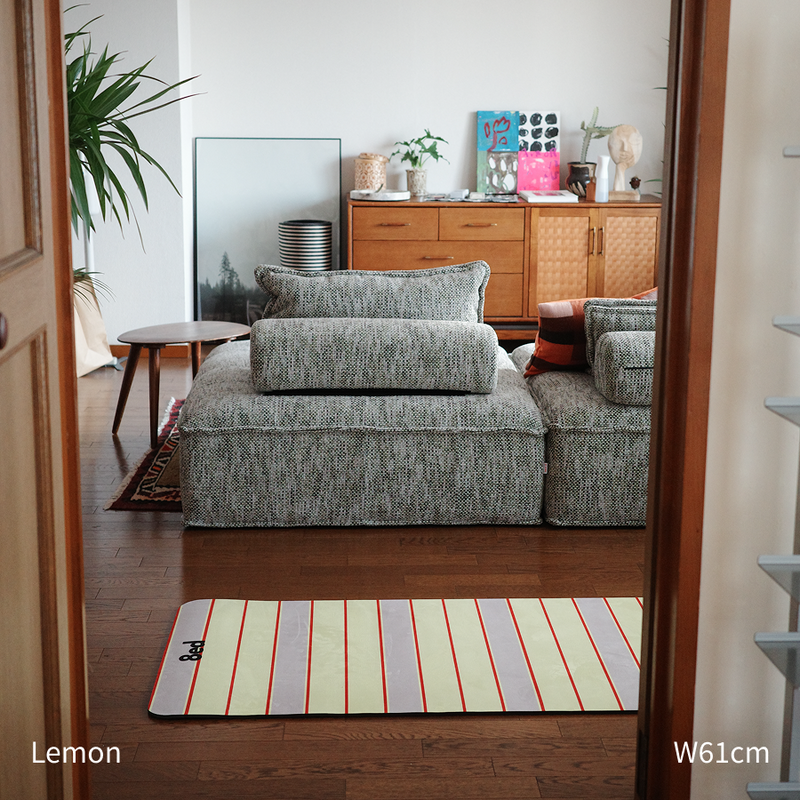 8ed Studio Lemon ストレッチ・ヨガマット｜リビングに敷きっぱなし・インテリアに馴染むデザイン