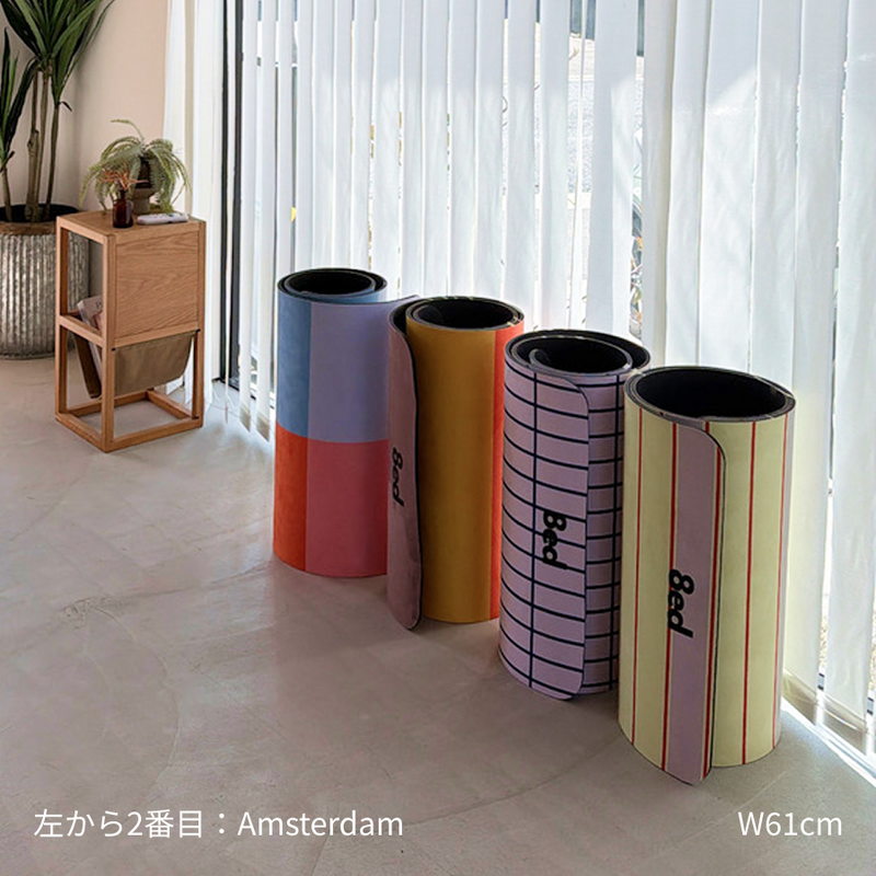 8ed Studio Amsterdam Canvas Stretch Mat ストレッチ・ヨガマット｜くるくる巻いてコンパクト収納
