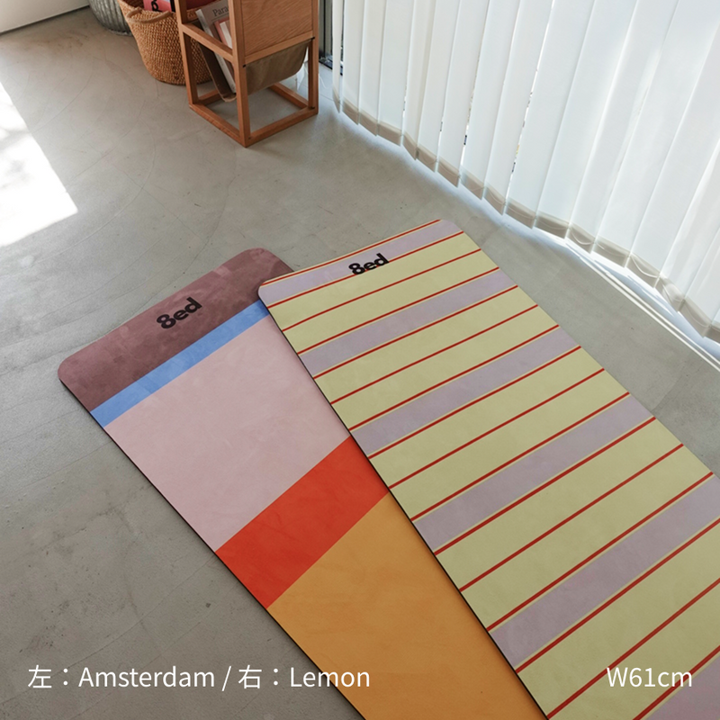 8ed Studio Amsterdam Canvas Stretch Mat ストレッチ・ヨガマット｜スエード8mm・敷きっぱなしOK