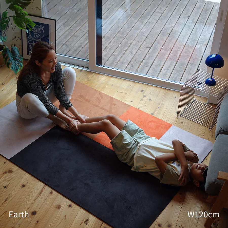 Earth｜Calm Design in Harmony with Nature｜Stretch Mat, Yoga Mat