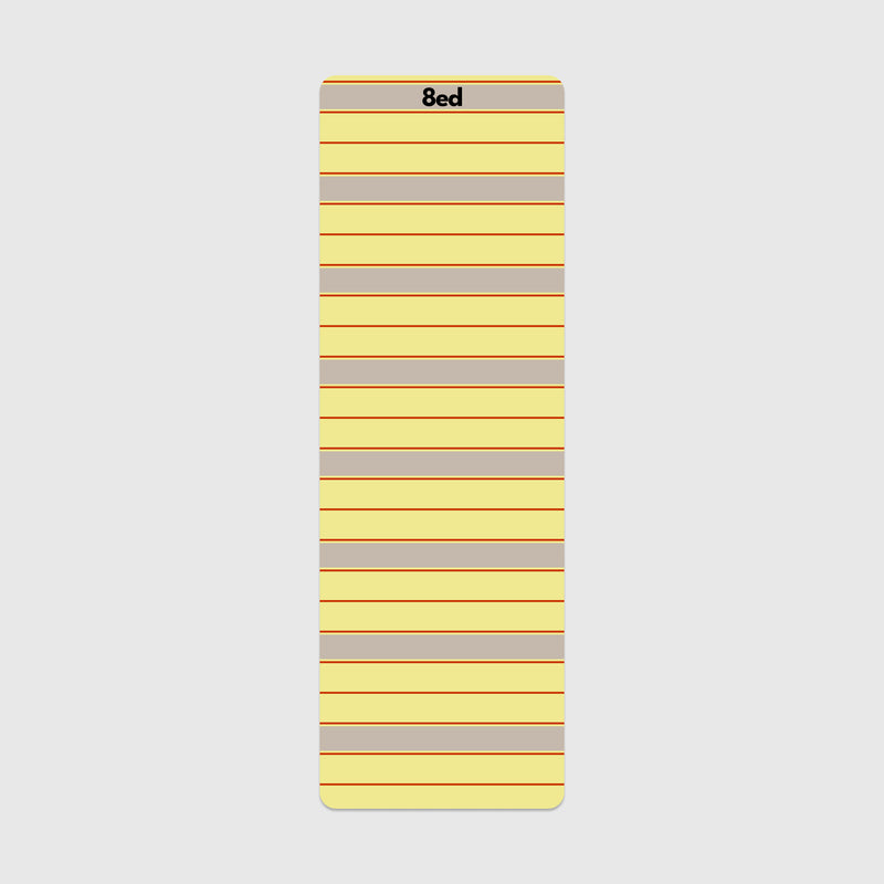 8ed Studio Lemon Canvas Stretch Mat ストレッチ・ヨガマット｜スエード8mm・敷きっぱなしOK