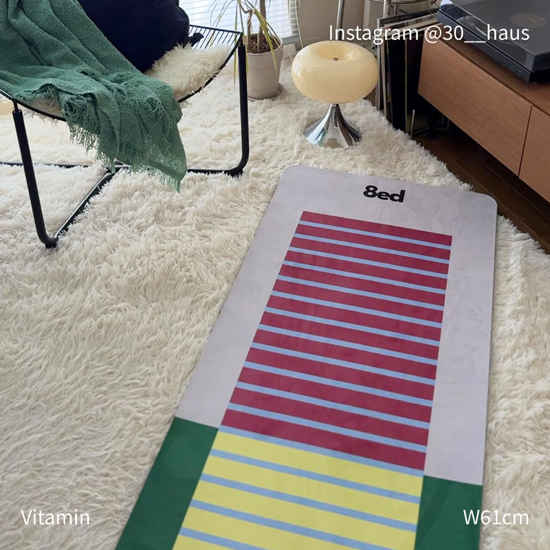8ed Studio Vitamin Canvas Stretch Mat｜リビングに敷きっぱなし・インテリアに馴染むヨガマット