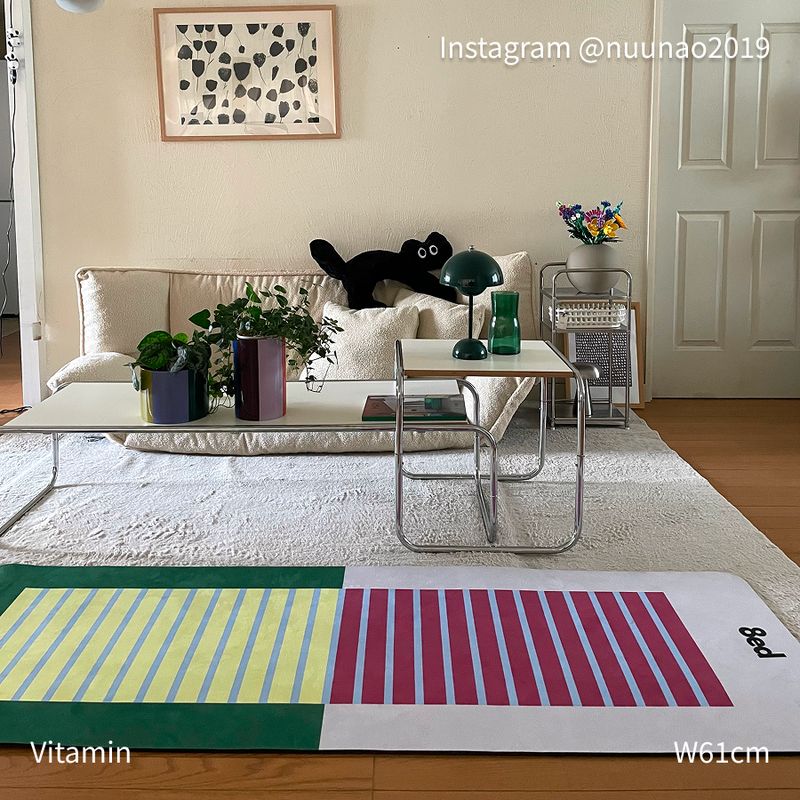8ed Studio Vitamin Canvas Stretch Mat｜リビングに敷きっぱなし・インテリアに馴染むヨガマット